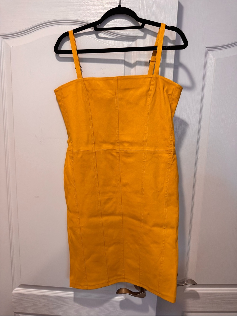 ASDF Yellow Sleeveless Bodycon Dress